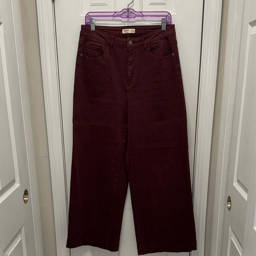 Oat New York Women's Burgundy Jeans